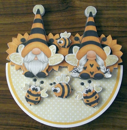 BUSY BEES rocker card Featured Gallery Photo