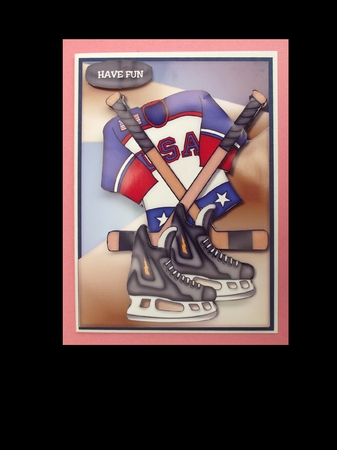 Birthday Boy Hockey by Lynda Harman
