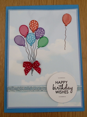 Sky / Clouds Backing paper - cards / scrapbooks by Lynda Harman