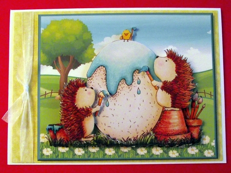 Easter Hedgies by Lynda Harman