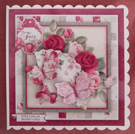 MY FAIR LADY 7.5 Decoupage & Insert Mini Kit by Lynda Harman
