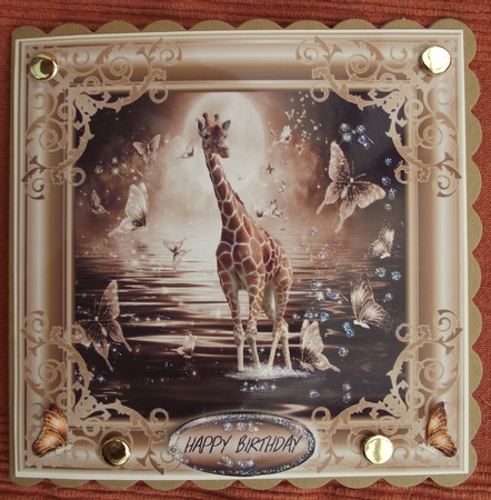 enchanting giraffe by Lynda Harman