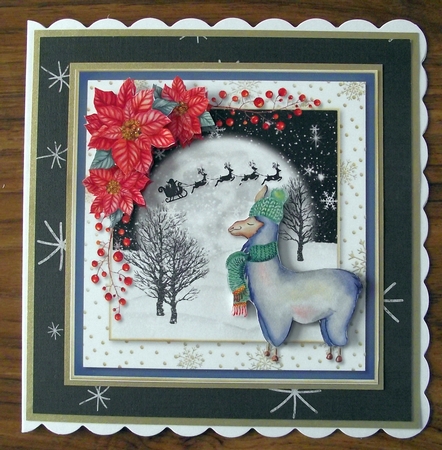 Happy Llamadays 4 by Lynda Harman