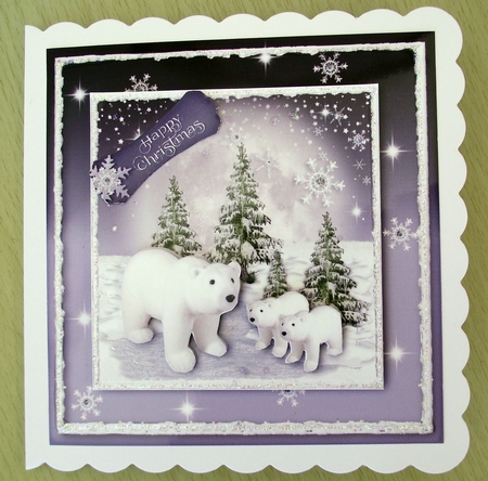 North Pole 1 5x5 Quick Card 2 by Lynda Harman