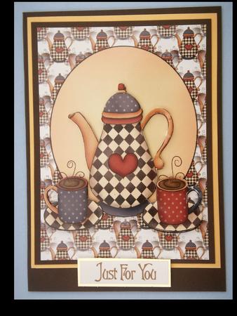 Coffee Thyme Topper 3 by Lynda Harman