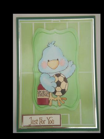 Sporty Little Bluebird Toppers by Lynda Harman