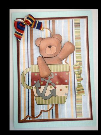 Dads Mug Envelope Card by Lynda Harman
