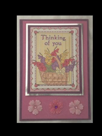 Basket of Flowers, Thinking of You, Pyramids by Lynda Harman