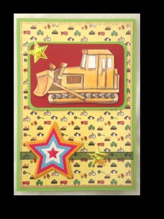 Boy's Toys Backing Paper by Lynda Harman