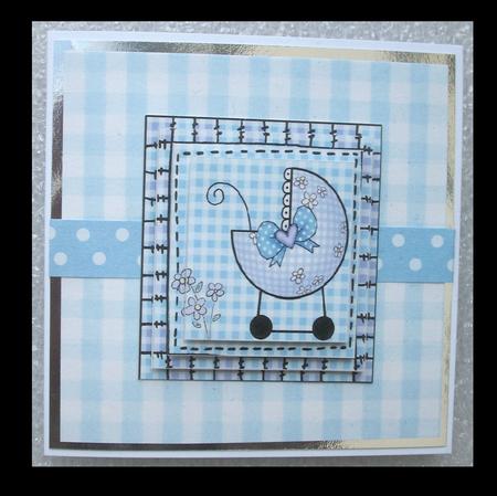Baby Pram Pyramage Sheet by Lynda Harman