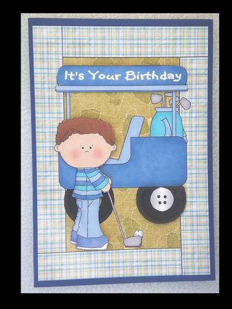 Keen Golfer by Lynda Harman