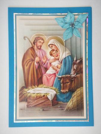 Lovely Christmas Nativity Scene Pyramids by Lynda Harman