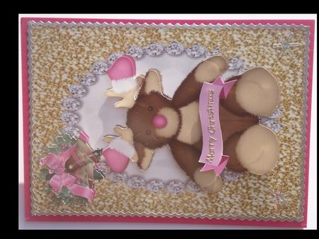 Cute Little Brown Reindeer by Lynda Harman