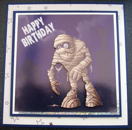 Here Comes the Mummy Topper by Lynda Harman