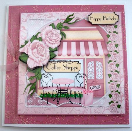 Coffee Break Mother's Day or Birthday Card by Lynda Harman
