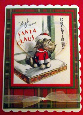 Santa Paws Heart Stacker by Lynda Harman