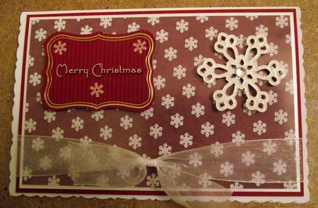 Christmas Bear Background by Lynda Harman
