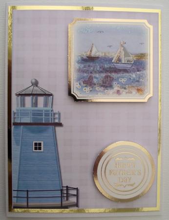A4 Male Background Lighthouse by Lynda Harman