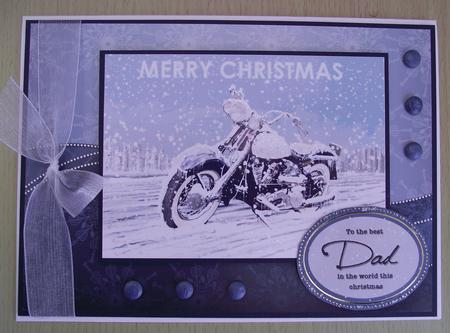 Snowbound Harley Davidson by Lynda Harman