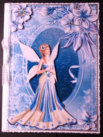 Winter Fairy Queen + Decoupage by Lynda Tully