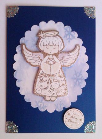 Blue and White Snowflake Paper by Lynda Tully