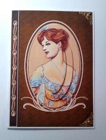 Vintage Evening Gown Cameo Pyramid by Lynda Tully