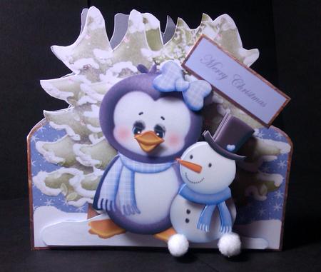 Penguin and Snowman Friends Mini Kit by Lynda Tully