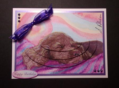 He Had a Degree in Relaxation Studies Oval Pyramid by Lynda Tully