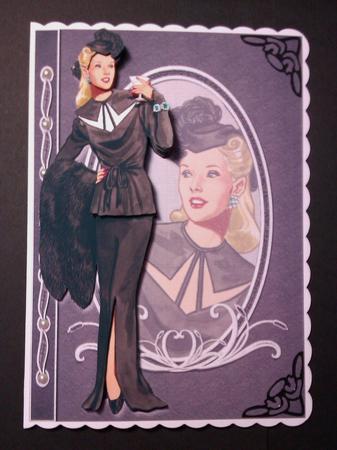 Cocktail Hour Fashion Reflections Decoupage by Lynda Tully