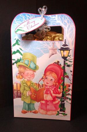 Large Gift Bag with Handles - a Christmas Carol by Lynda Tully