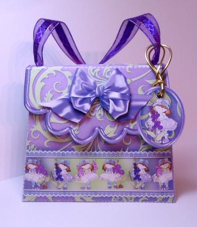 Handbag Gift Box I Love Purple by Lynda Tully