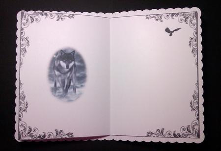Journey Home Wolf Insert by Lynda Tully