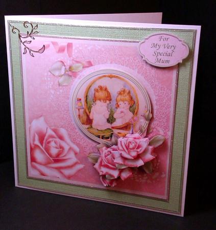 Rose Reflection Vintage Topper & Decoupage by Lynda Tully