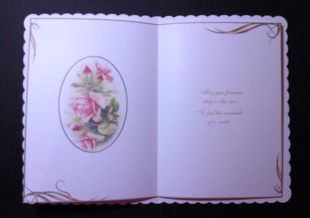 Stay in the Sun Vintage Roses Insert by Lynda Tully