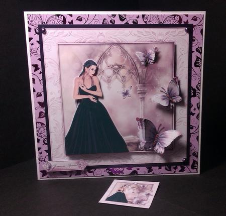 Dancing with the Butterflies 8x8 Mini Kit by Lynda Tully