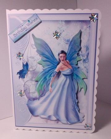 Blue Blossem Fairy by Lynda Tully