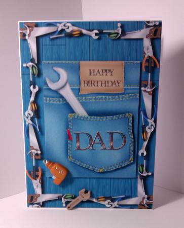 Tools Topper - Birthday, Dad, Son & Blank by Lynda Tully