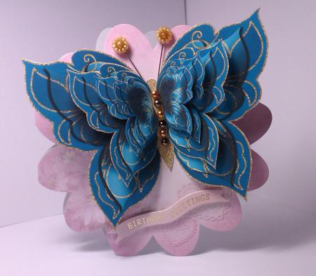 Grace Metallic Butterflies 4 by Lynda Tully