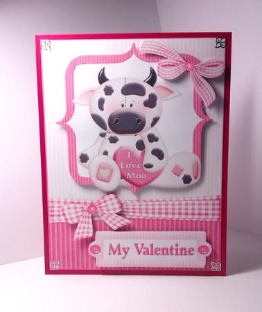 I Love Moo 2 Quick Card by Lynda Tully