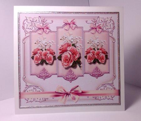 Vintage Roses Panels by Lynda Tully