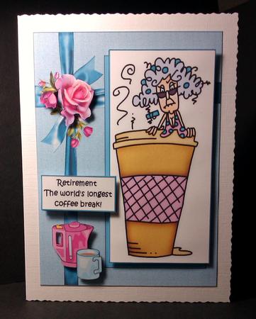 Stella and Retirement Quick Card by Lynda Tully
