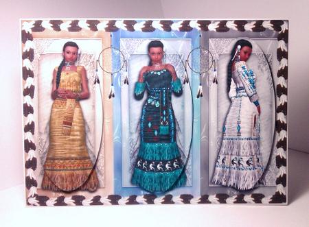 Native American Indian Trio by Lynda Tully