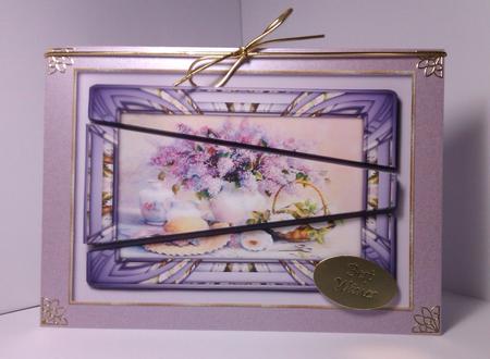 Lilac Splendor Card Topper Mini Kit by Lynda Tully