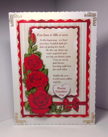 My Valentine Rose by Lynda Tully