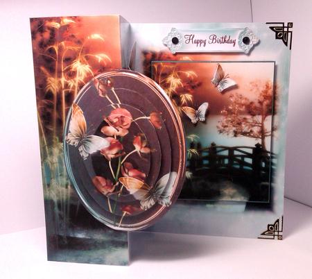 The Oriental Bridge and Flutters No Holes Fold Mini Kit by Lynda Tully