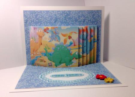Pop Up Scene Dinosaurs 3D Card Kit by Lynda Tully