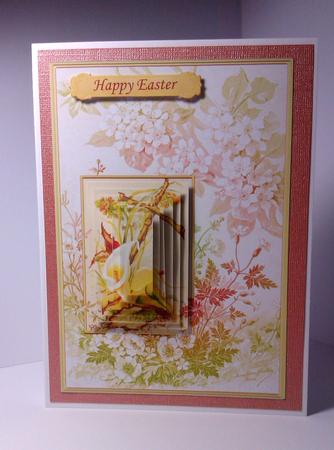 Vintage Easter Lily & Cross Topper & Pyramage by Lynda Tully