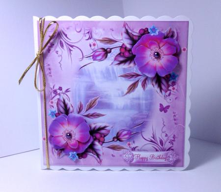 The Enchanted Waterfall 8x8 by Lynda Tully