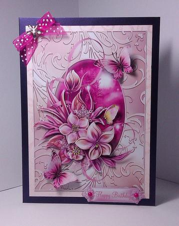 Peach and Pink Winter Flora by Lynda Tully