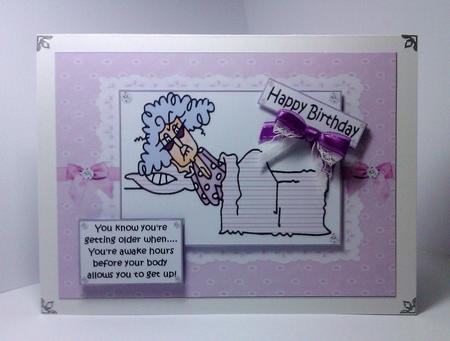 Stella Can't Get Out of Bed Quick Card by Lynda Tully